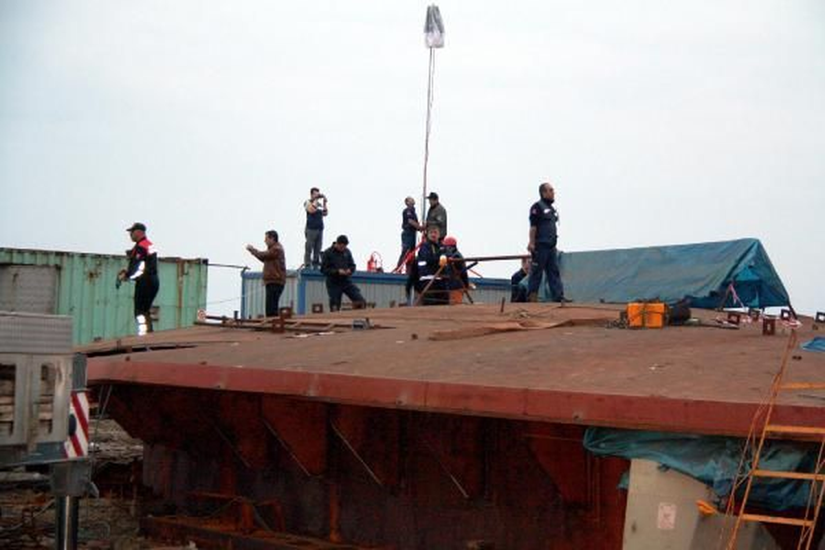 Eti Bakır Samsun İşletmesi\'ndeki Amonyak Tankı Kapağının Çökmesi