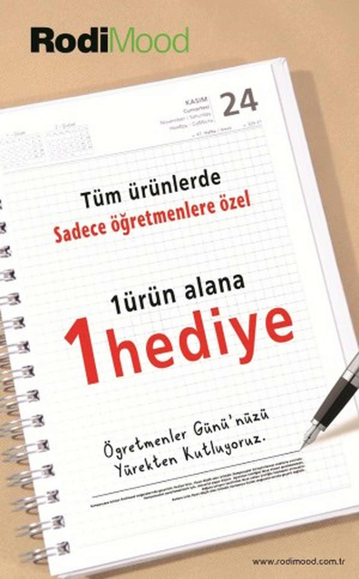 RodiMood\'tan Öğretmenlerimize Özel Kampanya