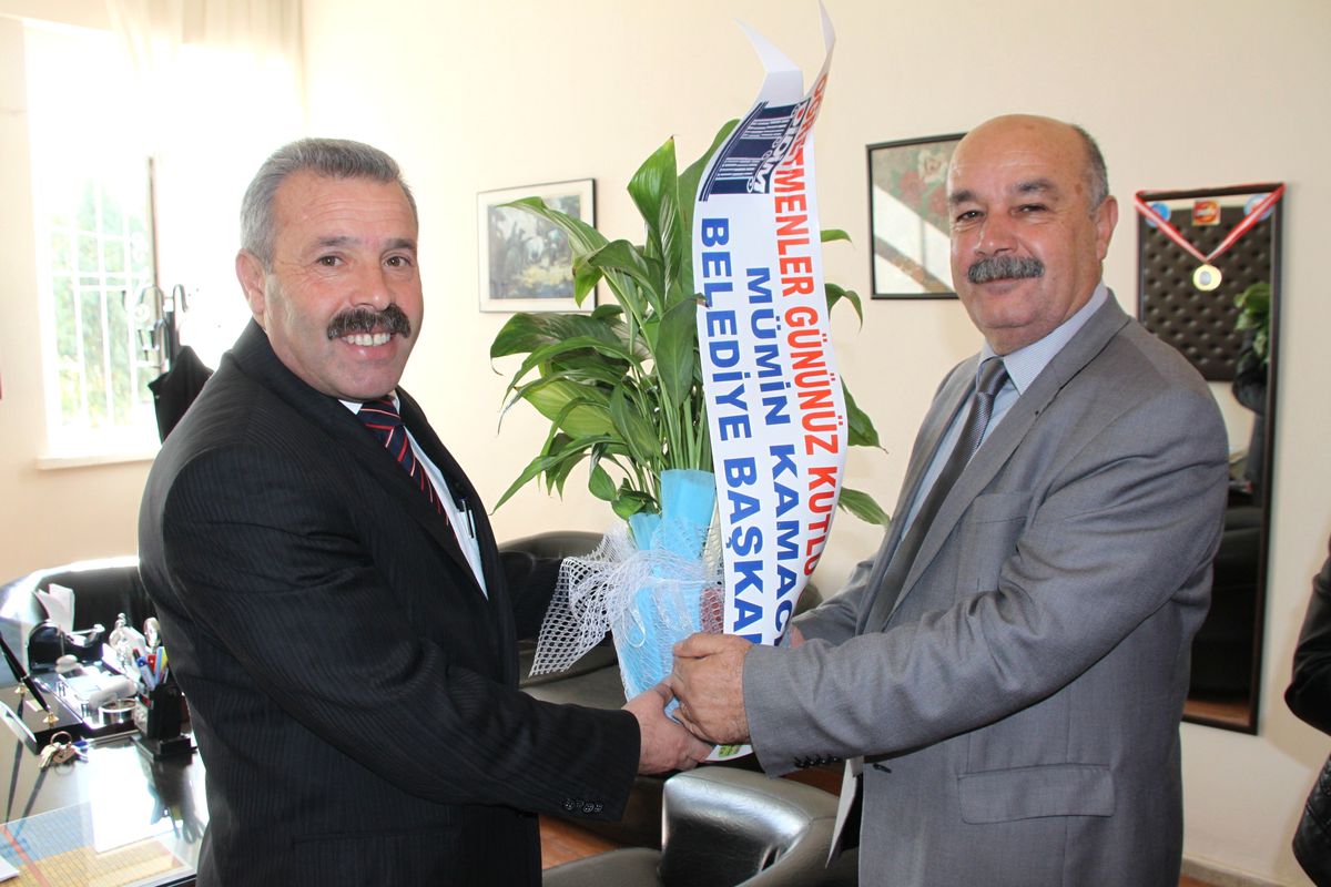 Başkan Kamacı\'dan Öğretmenler Günü Ziyareti