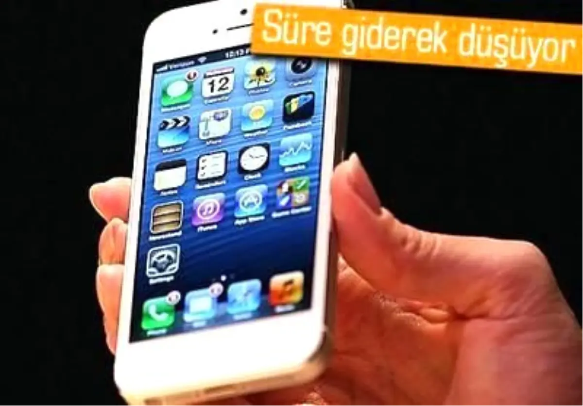 İphone 5\'te Bekleme Süresi 2 Haftaya Düştü