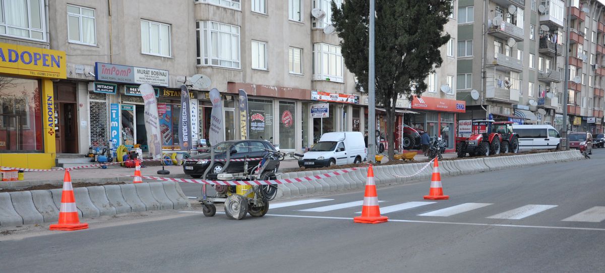 Yaya Geçitleri Boyanıyor