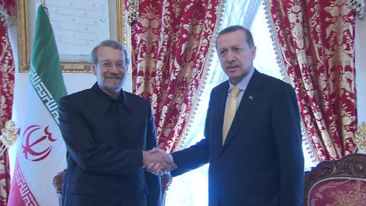 Başbakan Erdoğan, İran Meclis Başkanı Laricani ile Görüşüyor