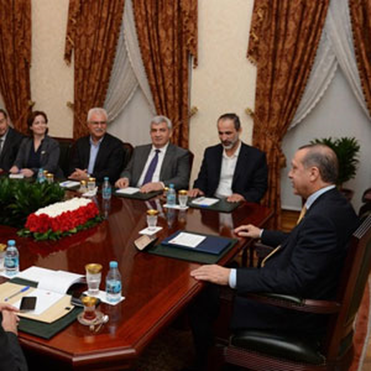 Başbakan Erdoğan, Suriye Ulusal Koalisyon Lideri El Hatip\'i Kabul Etti
