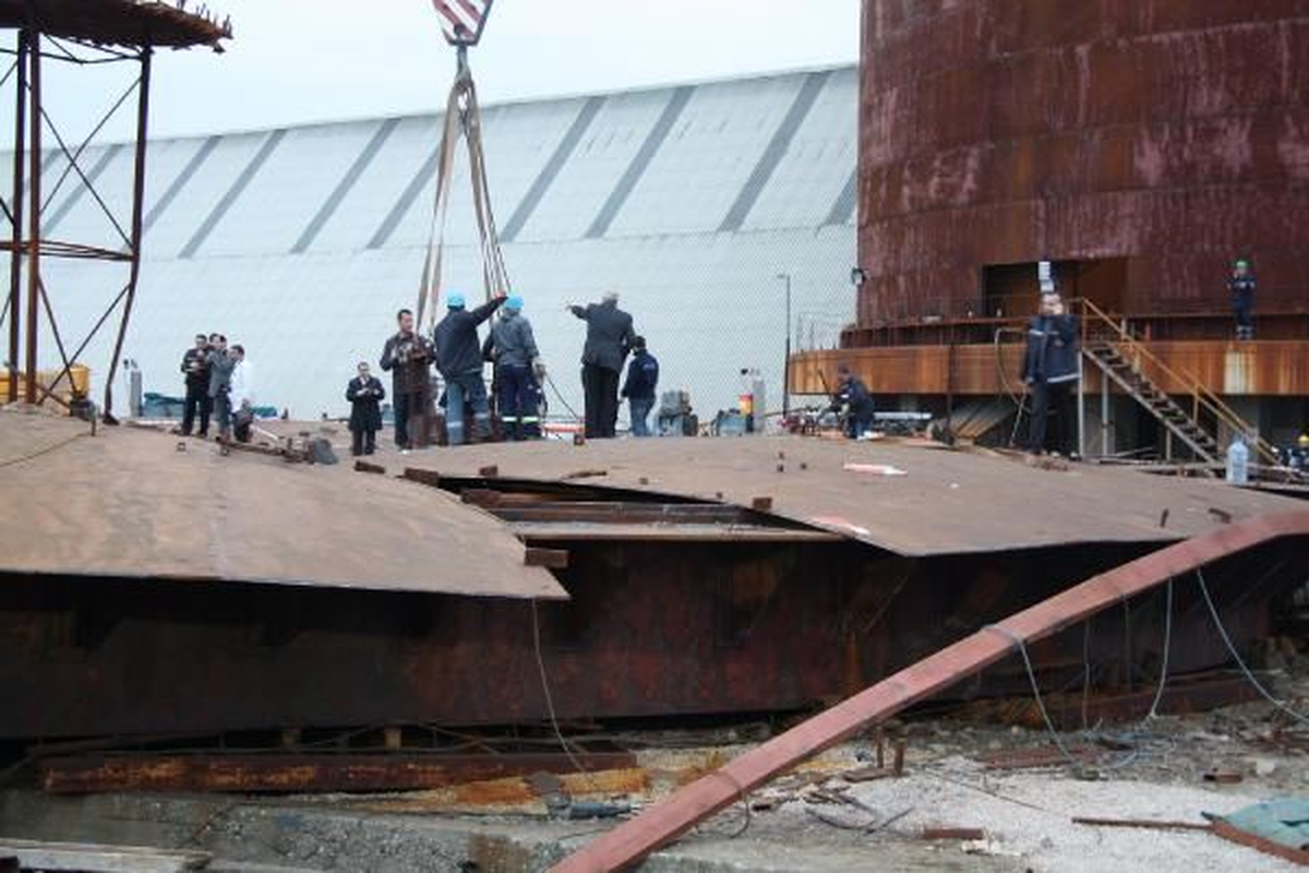 Eti Bakır Samsun İşletmesi\'ndeki Amonyak Tankı Kapağının Çökmesi