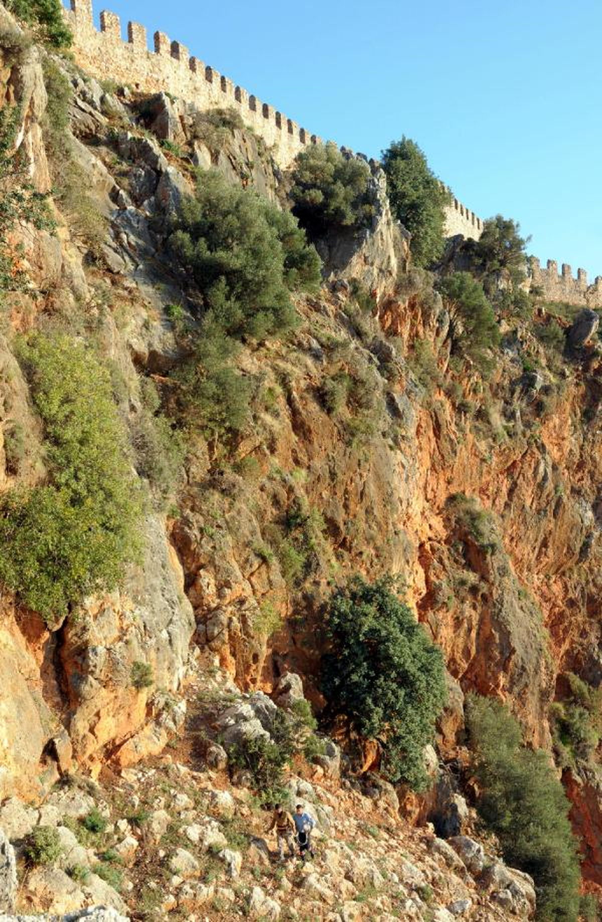 Alanya Kalesi\'nde Kurtarma Operasyonu