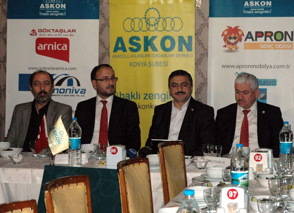 Askon Konya Şubesi "Konya İş Geliştirmeleri Toplantısı" Yapıldı
