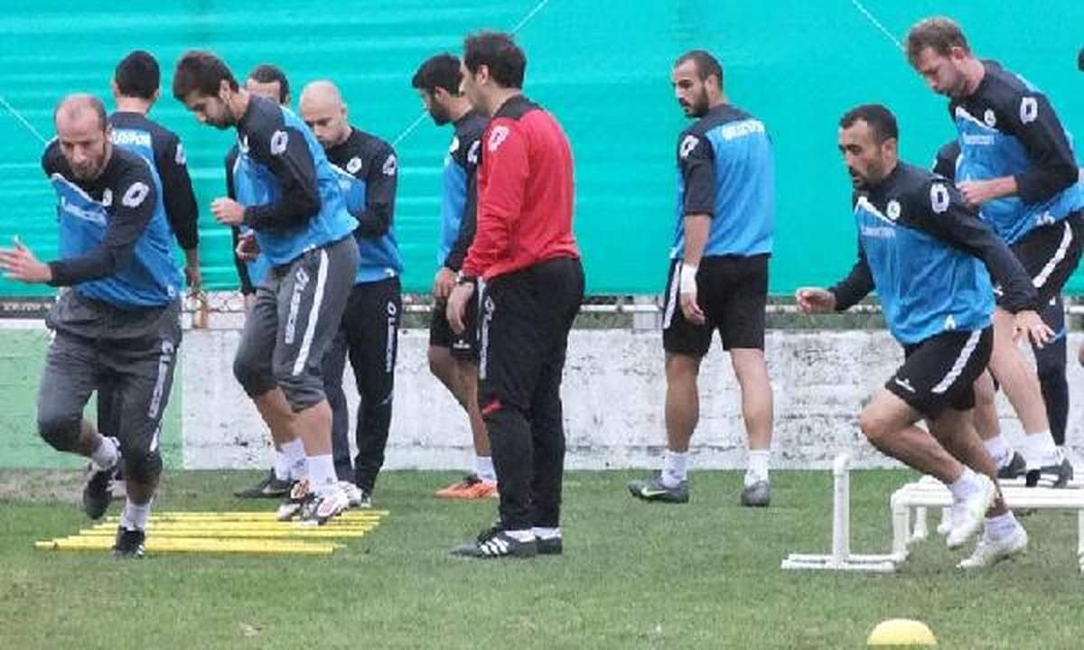 Giresunspor\'da Moralsiz Antrenman