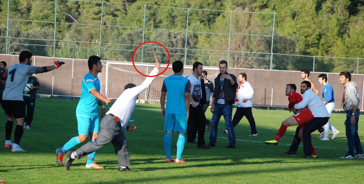 Maçta Olaylar Çıktı