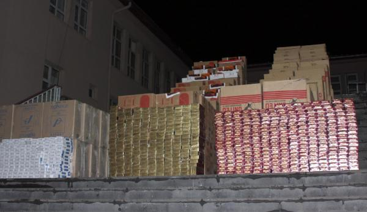 128 Bin Kaçak Sigara Ele Geçirildi