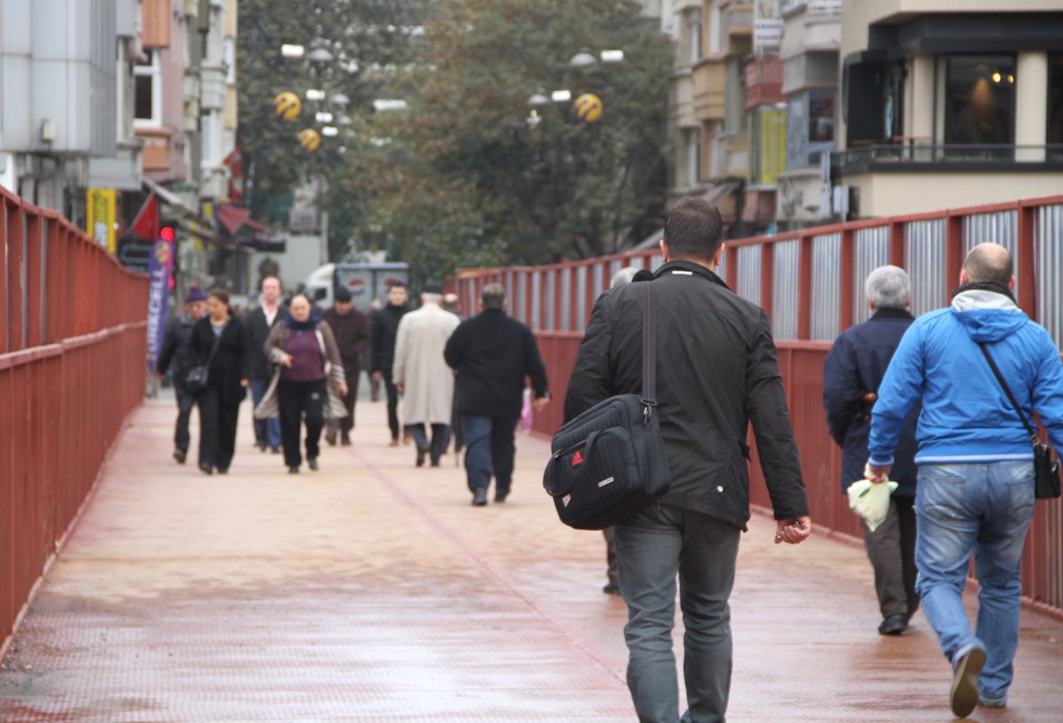Taksim\'de Yaya Üst Geçidi