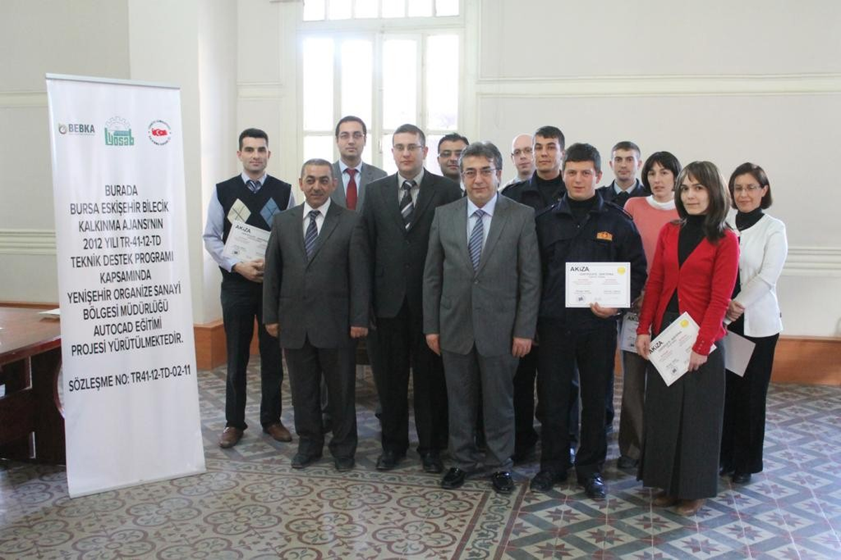 Belediye ve Yosab Personeli Sertifikalarını Aldı