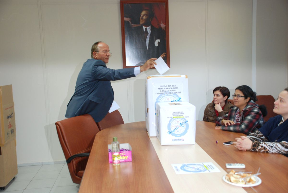 Enerji Bir Sen Menderes Şubesi\'nde Delege Seçimleri