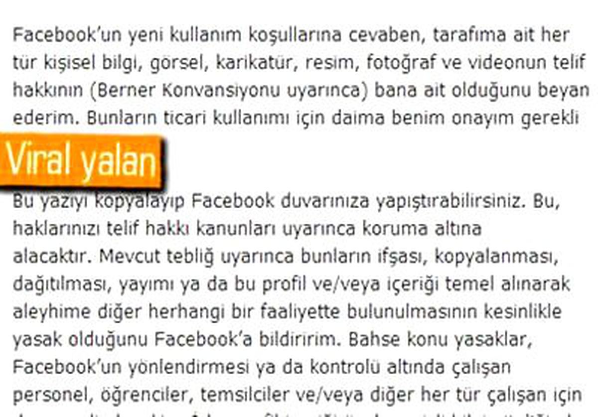 Sahte Gizlilik Facebook\'u Karıştırdı