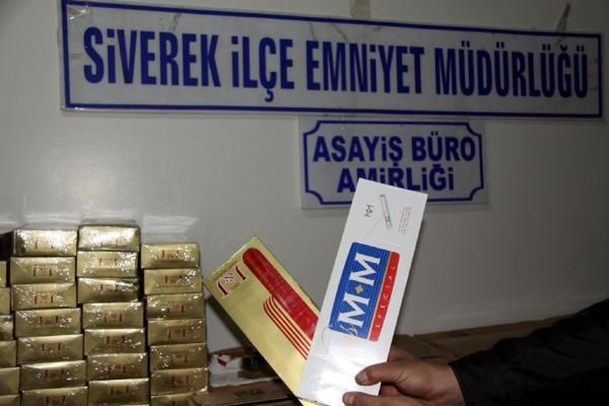 Siverek\'te Kaçak Sigara Operasyonu