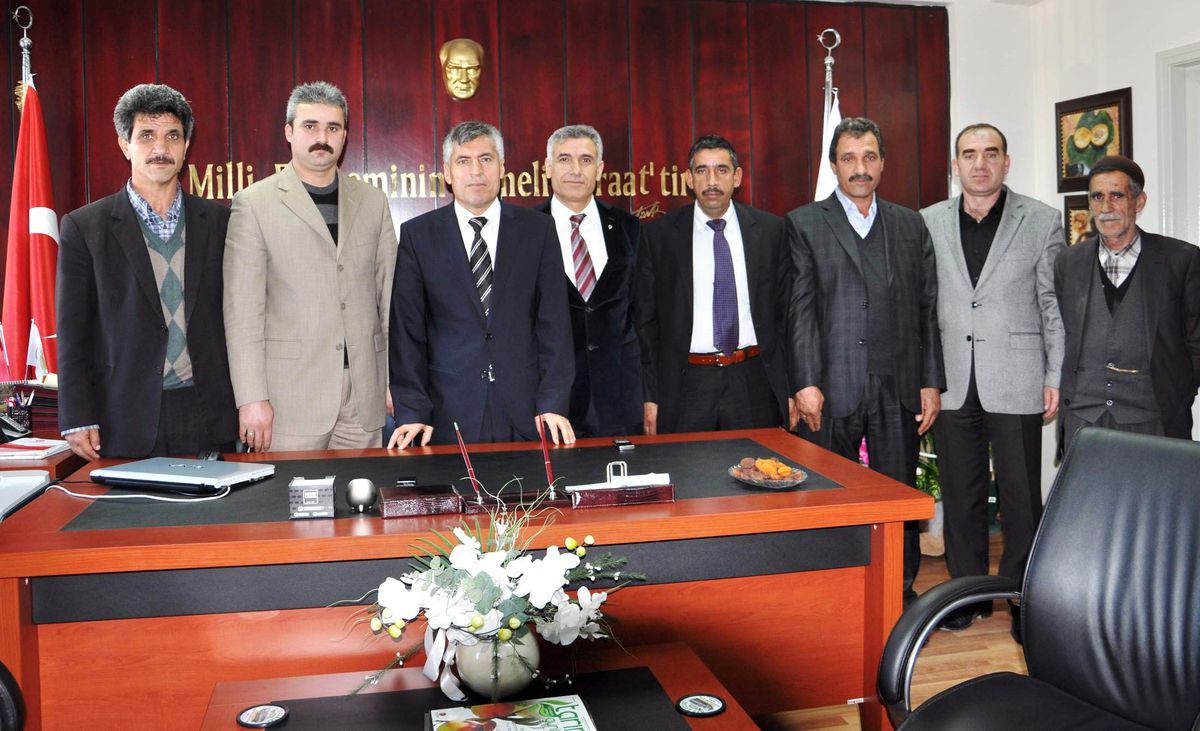 Üretici Birliklerinden Tarım İl Müdürü Ali Selvi\'ye Ziyaret