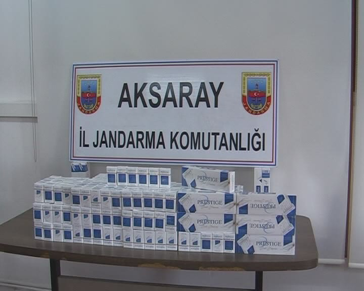 Aksaray\'da 12 Bin 900 Paket Kaçak Sigara Ele Geçirildi