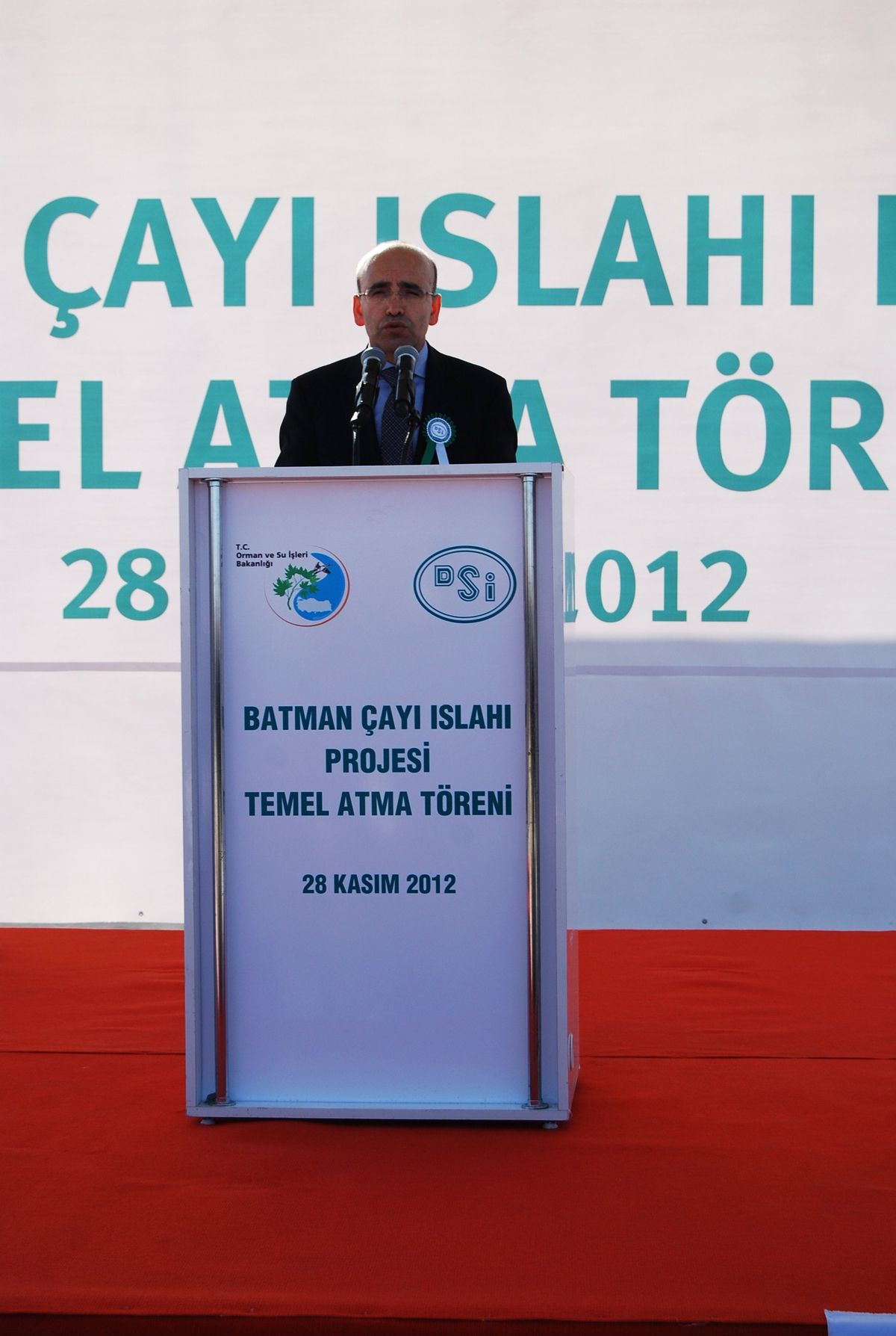 Bakan Şimşek Batman\'da 56 Milyon\'luk Projenin Temelini Attı