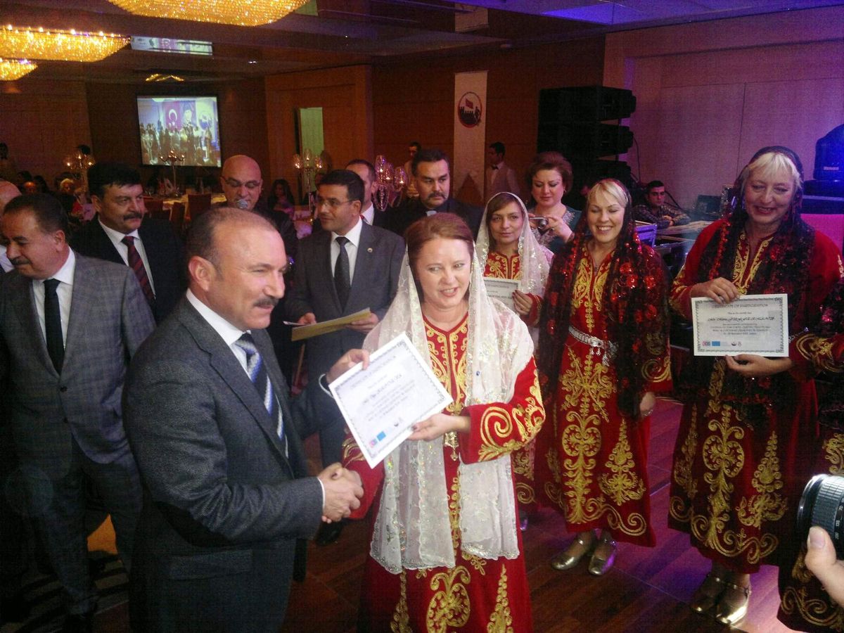 Başkan Doğan\'a Yaşam Boyu Onur Ödülü