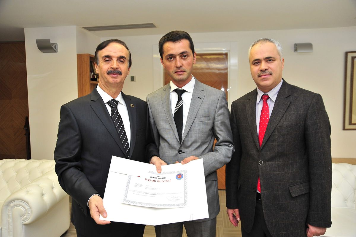 Başkan Keskin\'e Valilikten Teşekür Belgesi