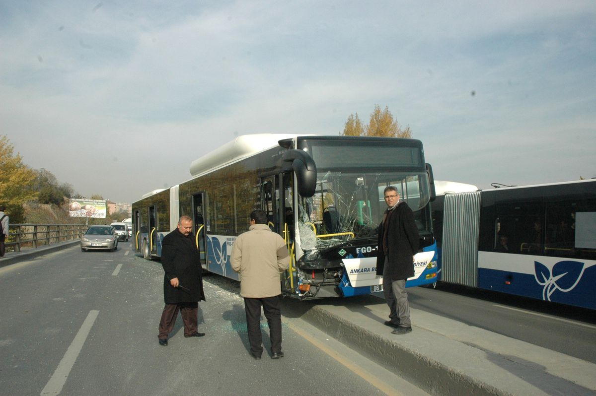 Başkentte Trafik Kazası: 1 Yaralı
