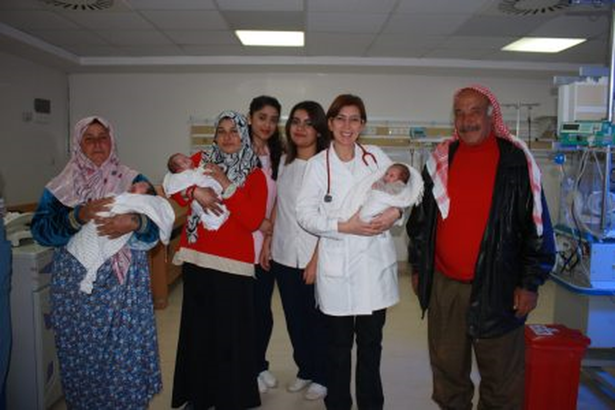 Suriyeli Üçüz Bebekler Taburcu Oldu