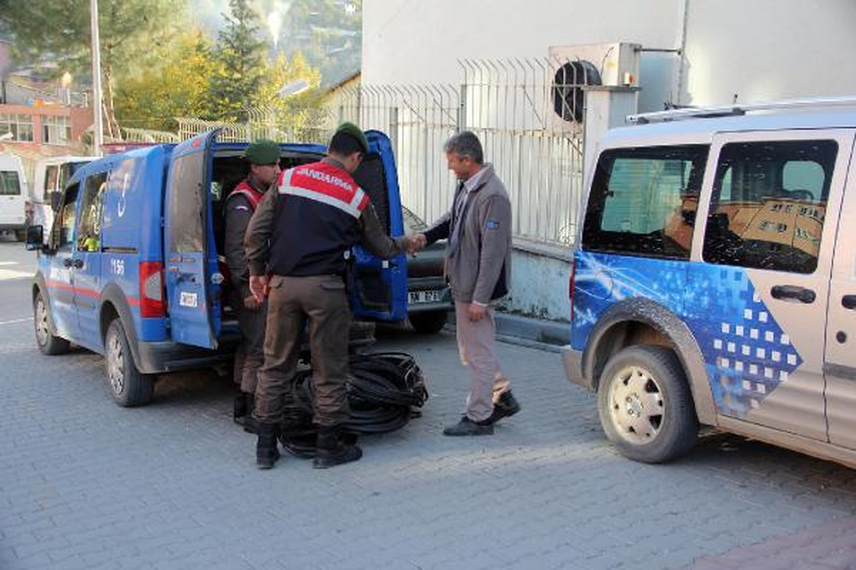 Fiber Optik Kablo Hırsızlığına 4 Tutuklama