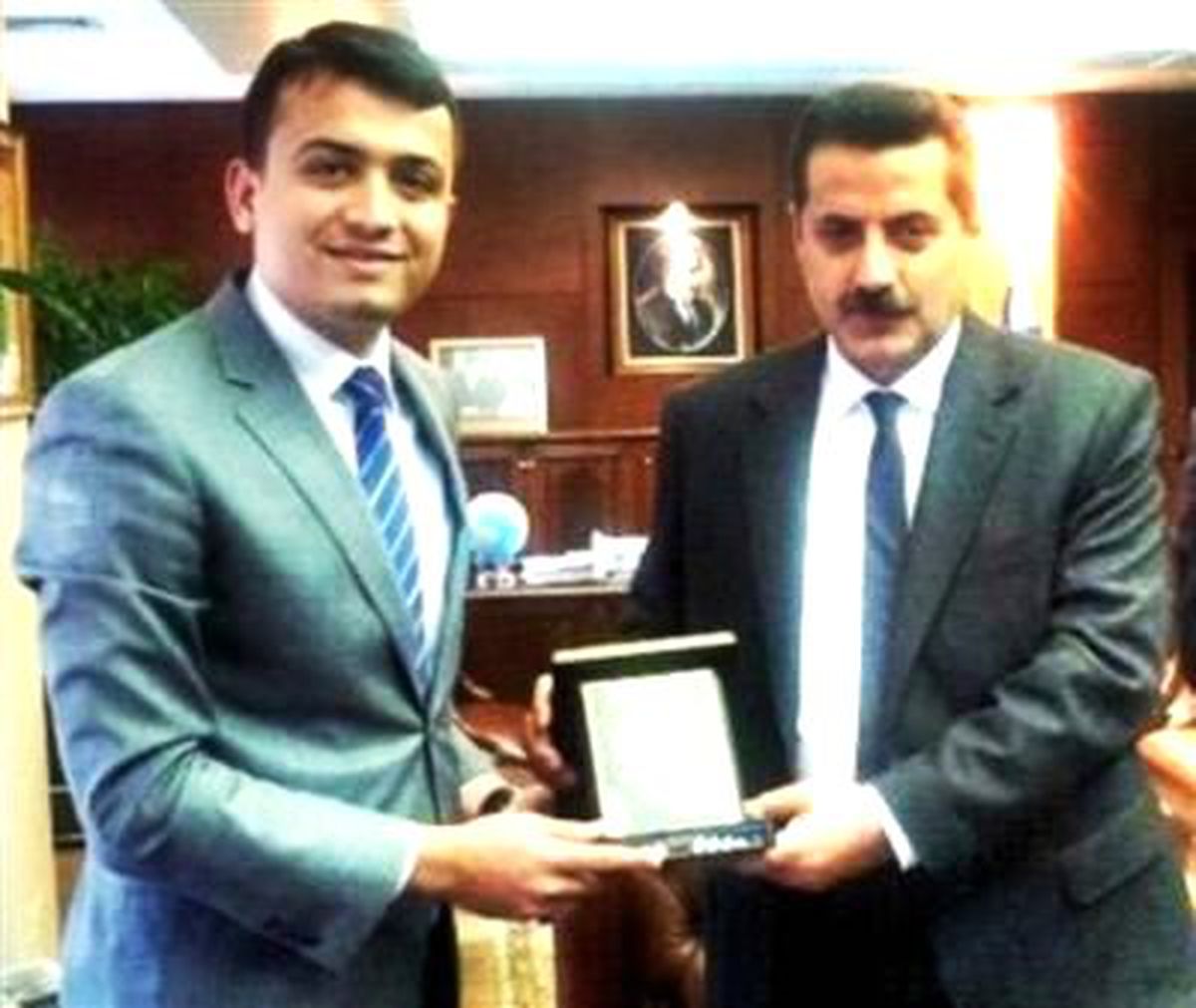 Halfeti Kaymakamı Keklik, Bakan Faruk Çelik\'i Ziyaret Etti