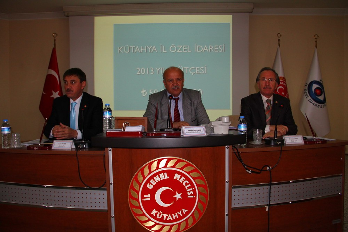 Kütahya İl Genel Meclisi\'nin Bütçesi Onaylandı