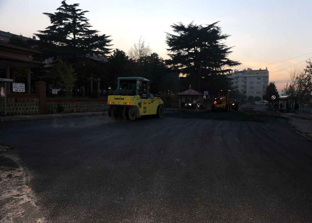 Trabzon Belediyesi\'nin Asfalt Mesaisi