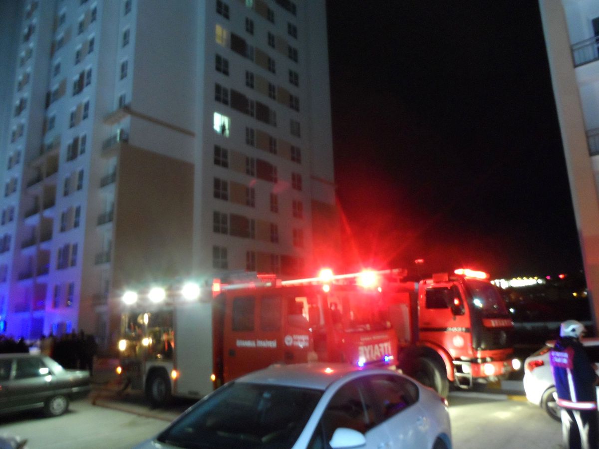 31 Katlı Apartmanda Yangın