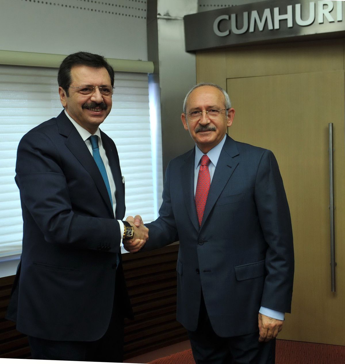 Kılıçdaroğlu, Hisarcıklıoğlu ve Doğu-Güneydoğu Anadolu Oda Başkanlarını Kabul Etti