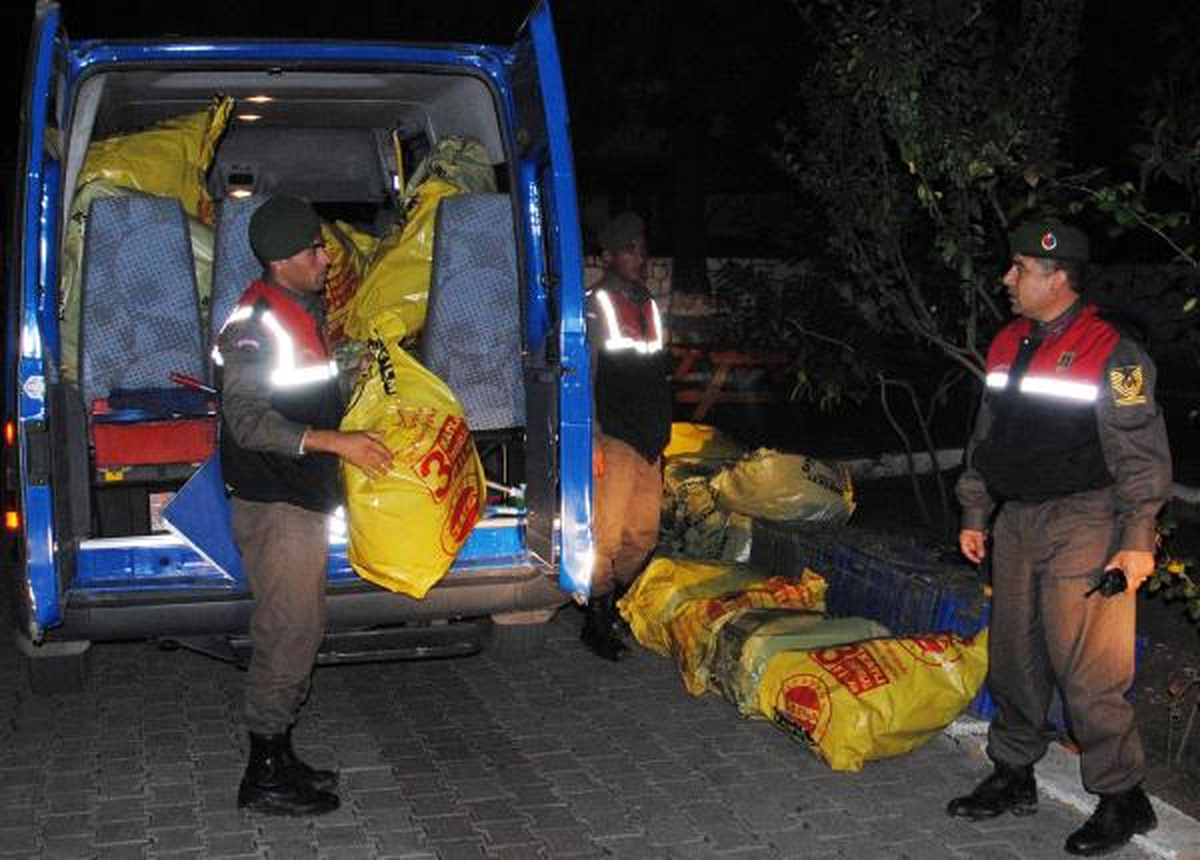 Kumluca\'da 107 Kilo Esrar Ele Geçirildi