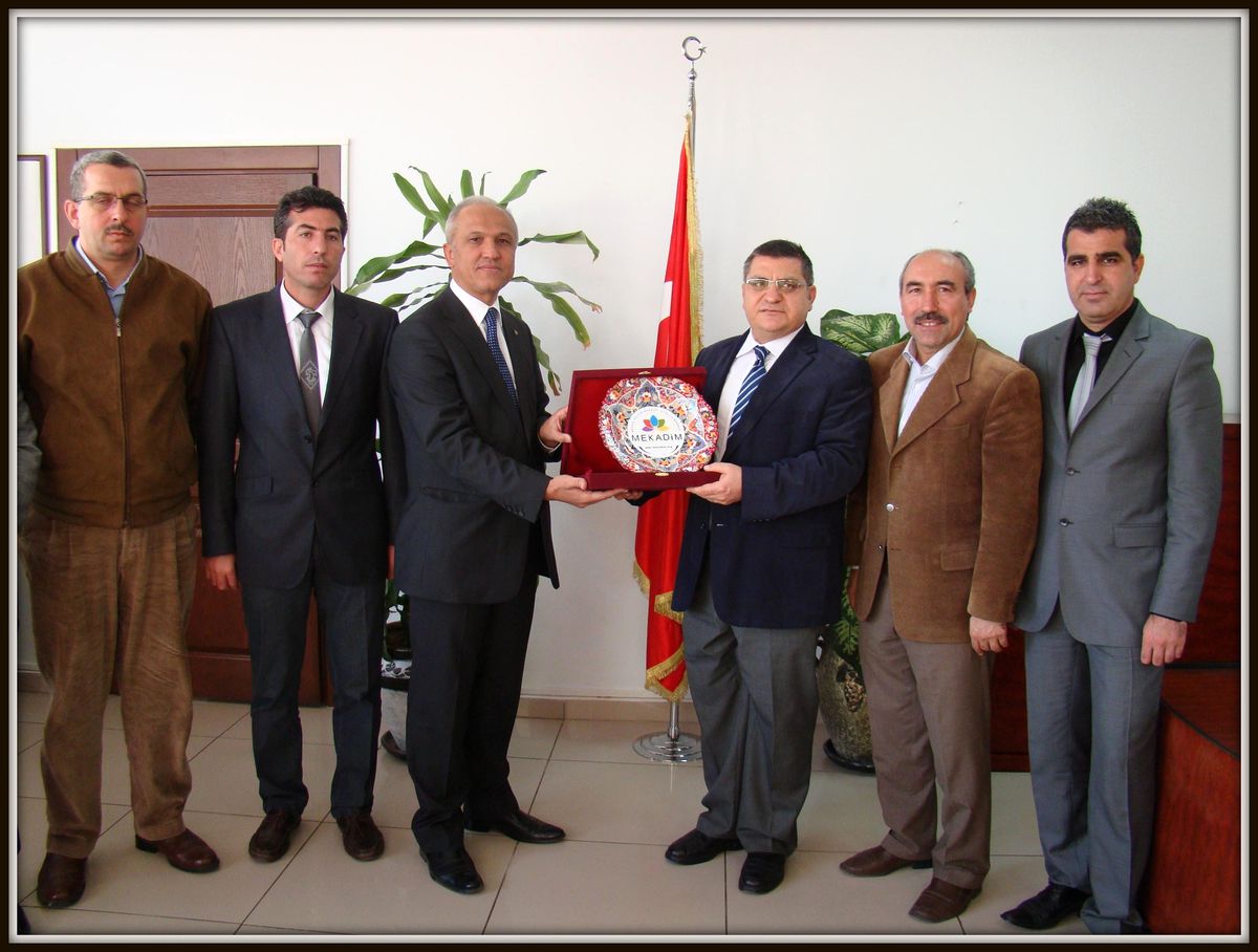 MEKADİM Yönetiminden Kaymakam Özarslan\'a Ziyaret