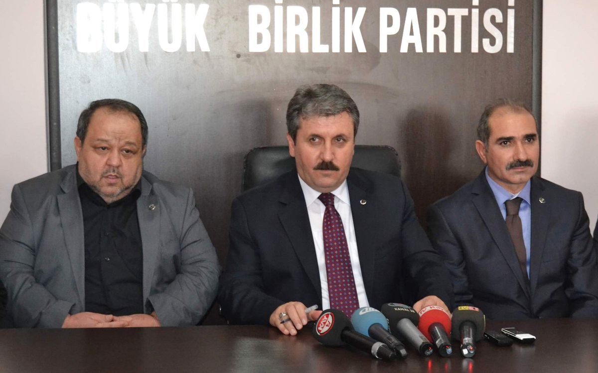 BBP Genel Başkanı Mustafa Destici Açıklaması