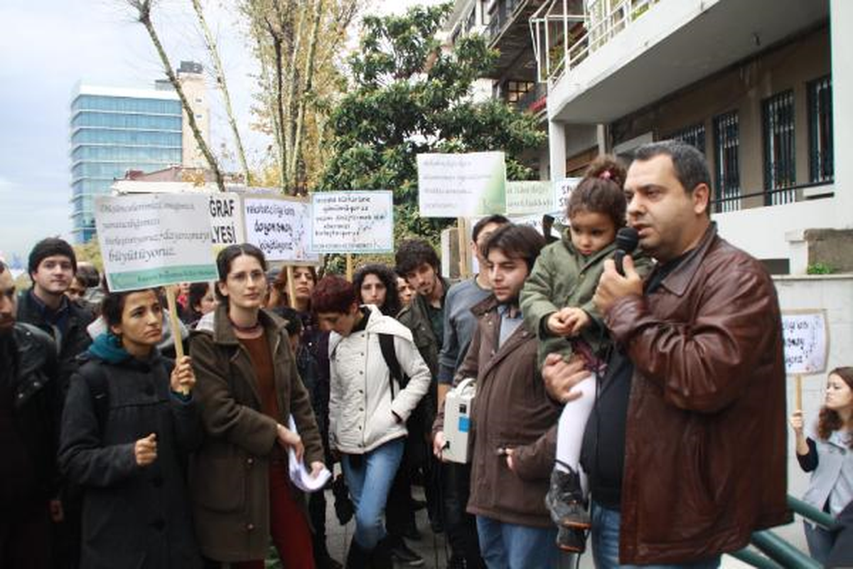 Kazım Koyuncu Kültür Merkezi\'ni Kapattırmama Eylemi