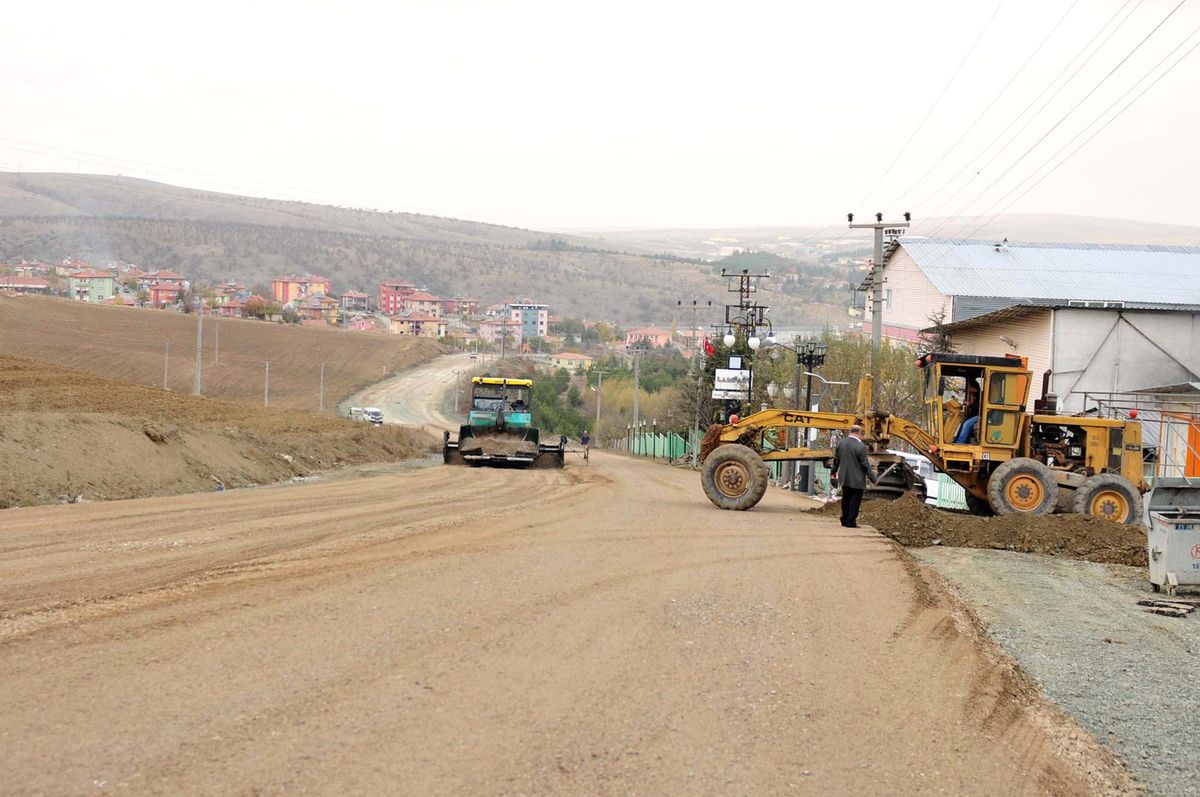 Mamak\'ta Yol Açım Çalışmaları