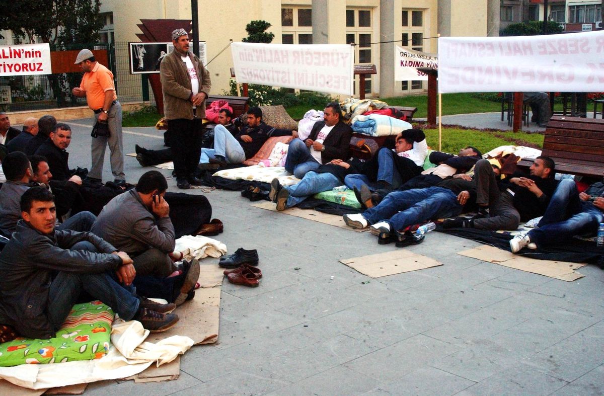 Adana\'da Hal Esnafının Açlık Grevi 5. Güne Girdi