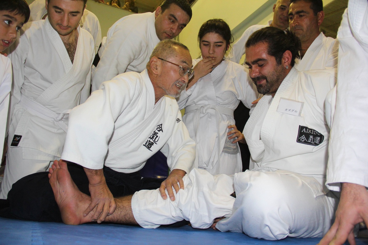 Aikidoyu Türkiye\'ye Getiren Japon Usta Adana\'da