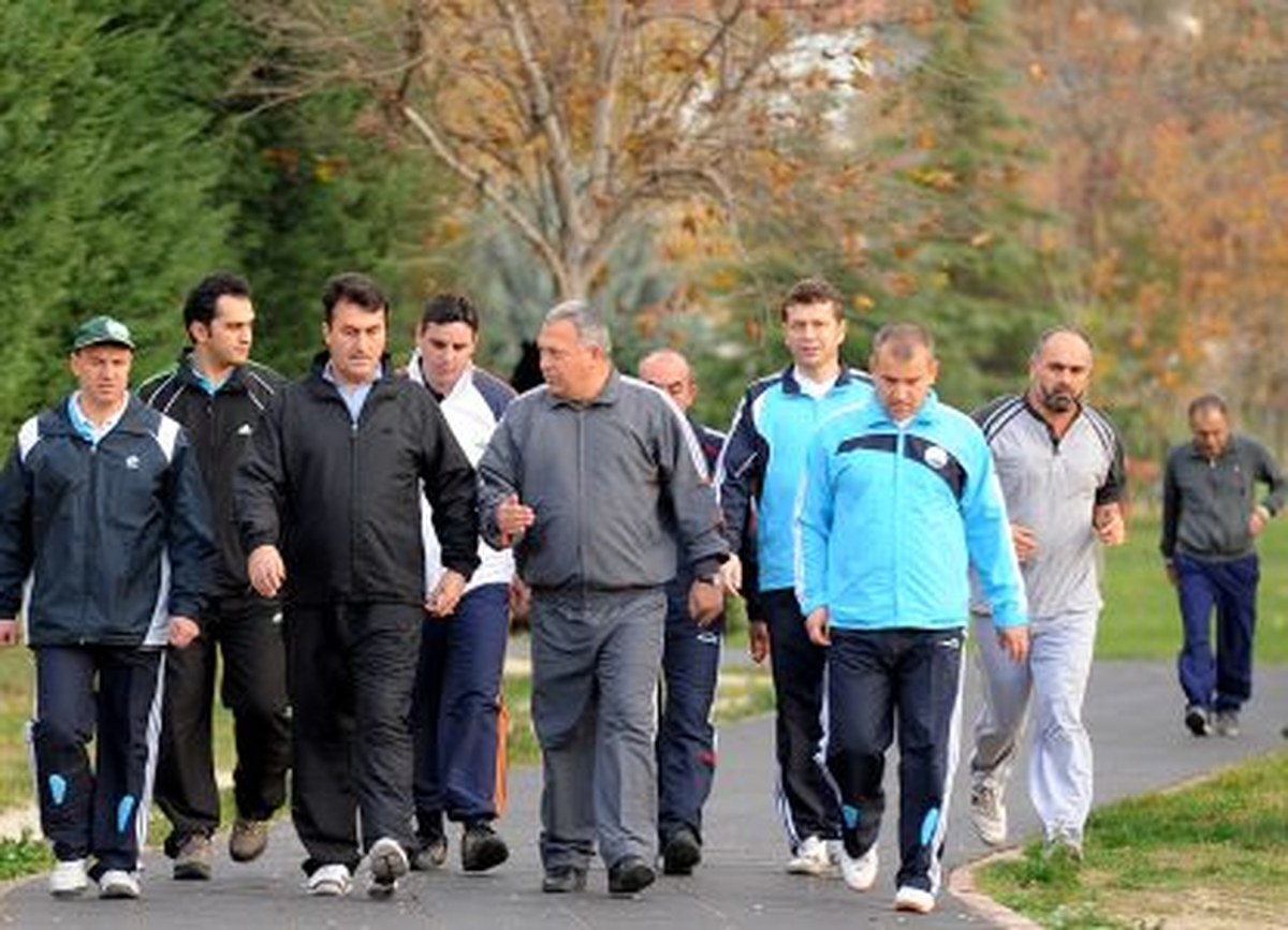 Başkan Dündar\'la Spor Sonrası Çorba Keyfi