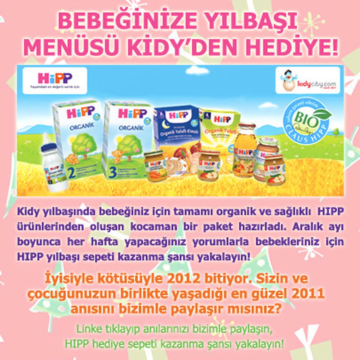 Bebeğinizin Yılbaşı Menüsü Kidy\'den