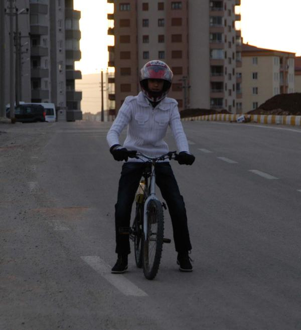 Bisikletini Motosiklete Çevirdi