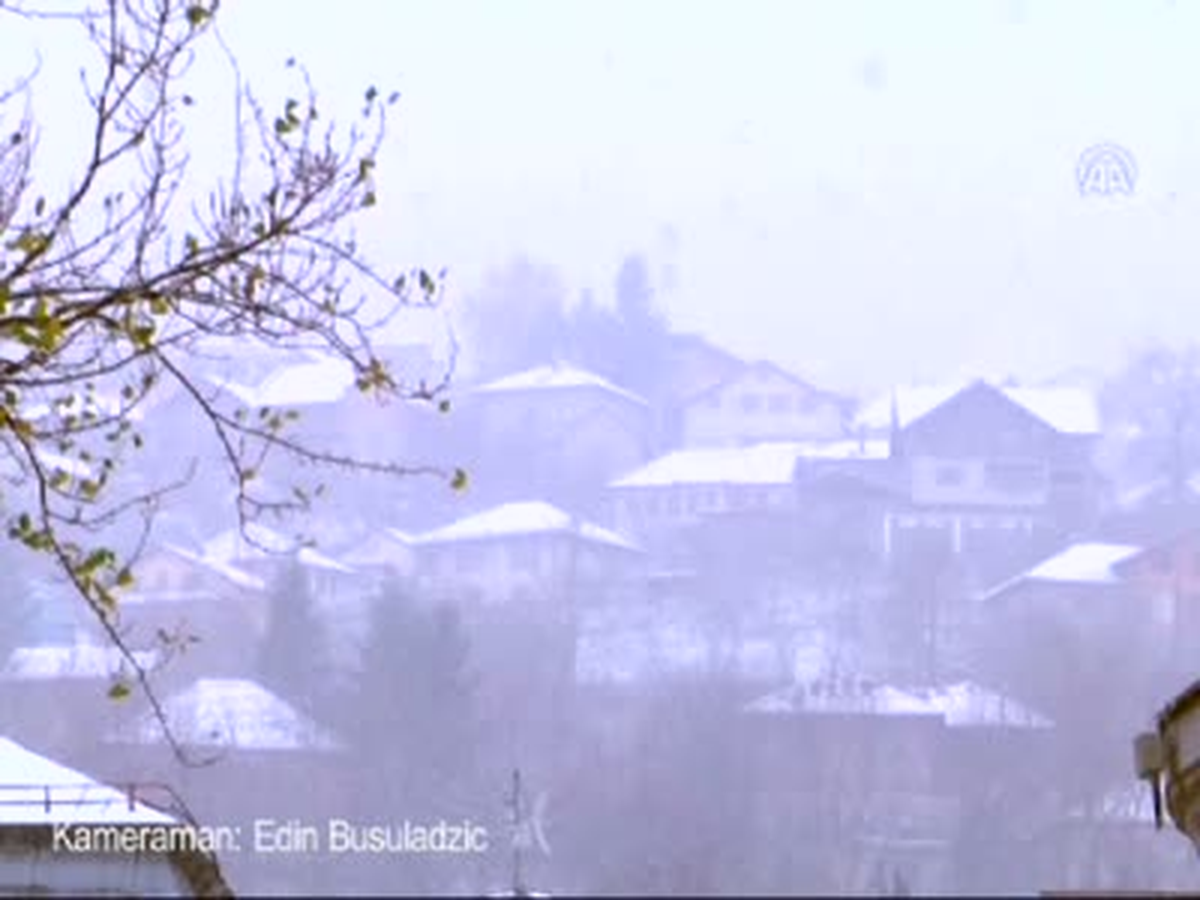 Bosna - Hersek Beyazlara Büründü