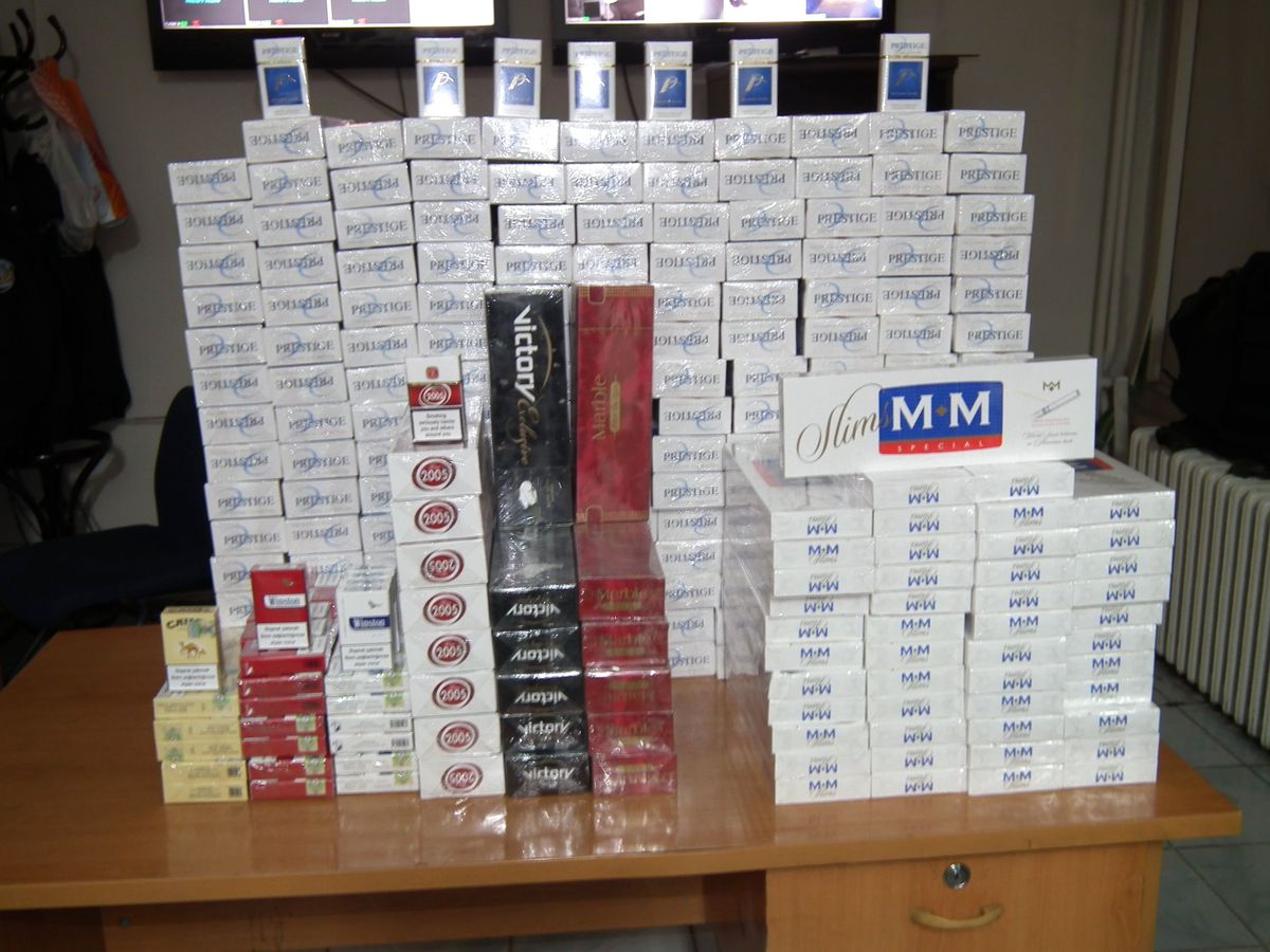 Gümüşhane\'de, 9 Bin 180 Paket Kaçak Sigara Ele Geçirildi