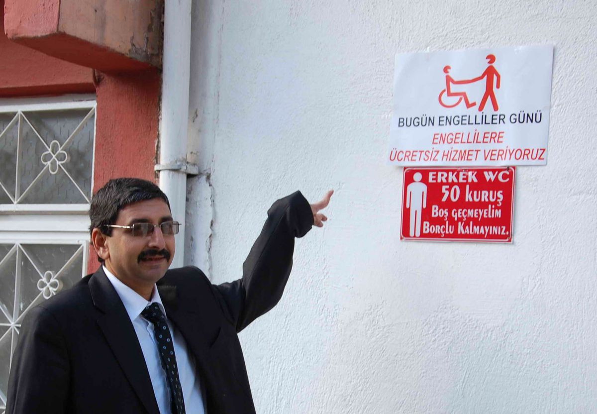 Simavlı Esnaftan Engellilere İndirimli Hizmet