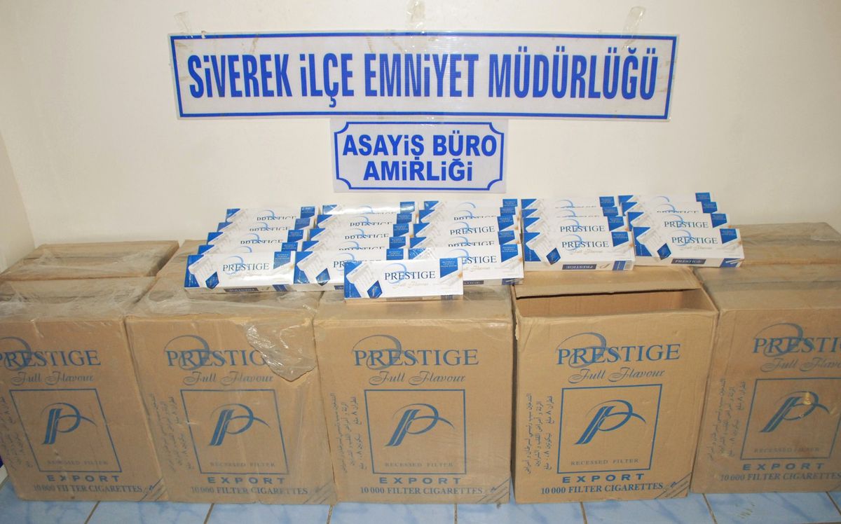 48 Bin Kaçak Sigara Ele Geçirildi
