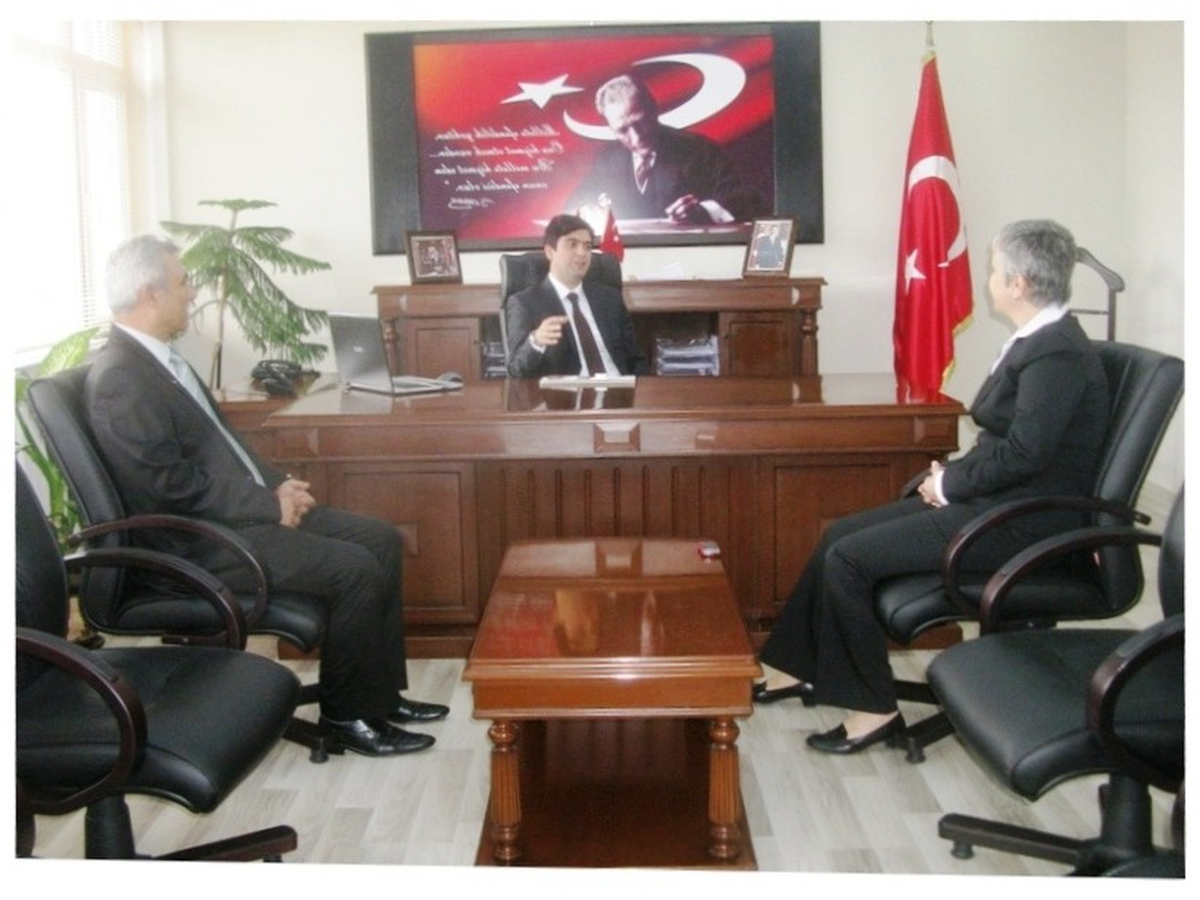 Yeni Müdürden, Yeni Kaymakama Ziyaret