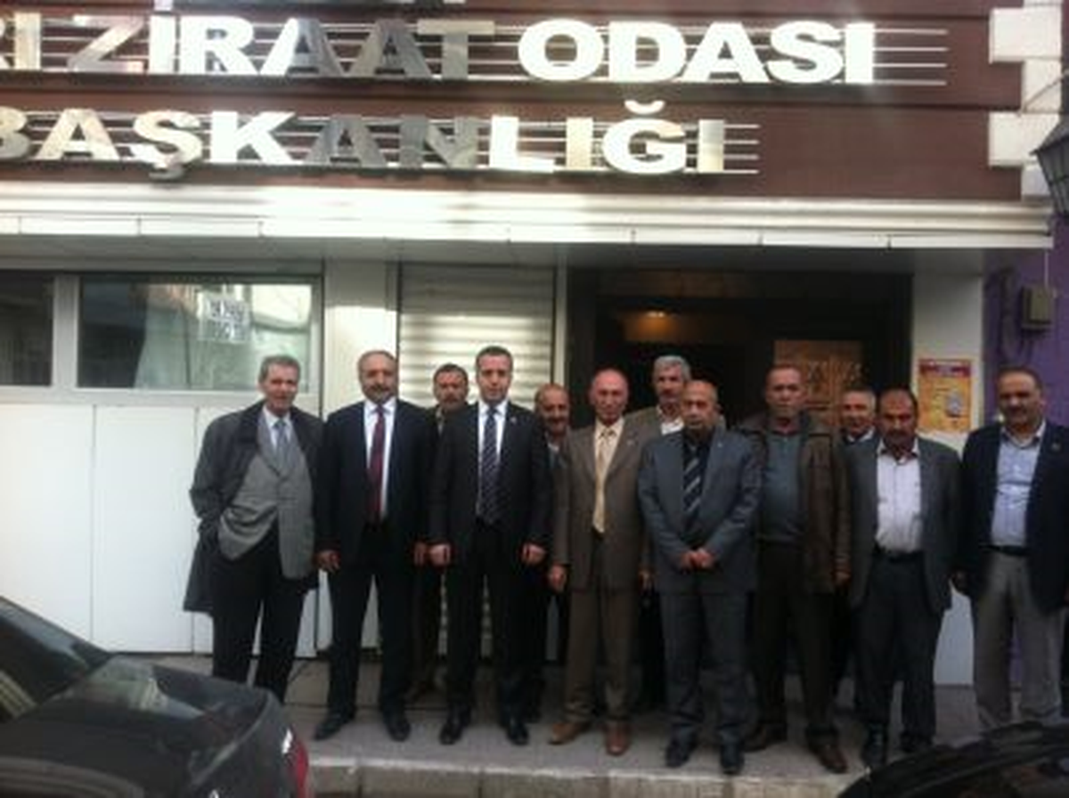Ziraat Odası Başkanı Aydemir\'e Ziyaret