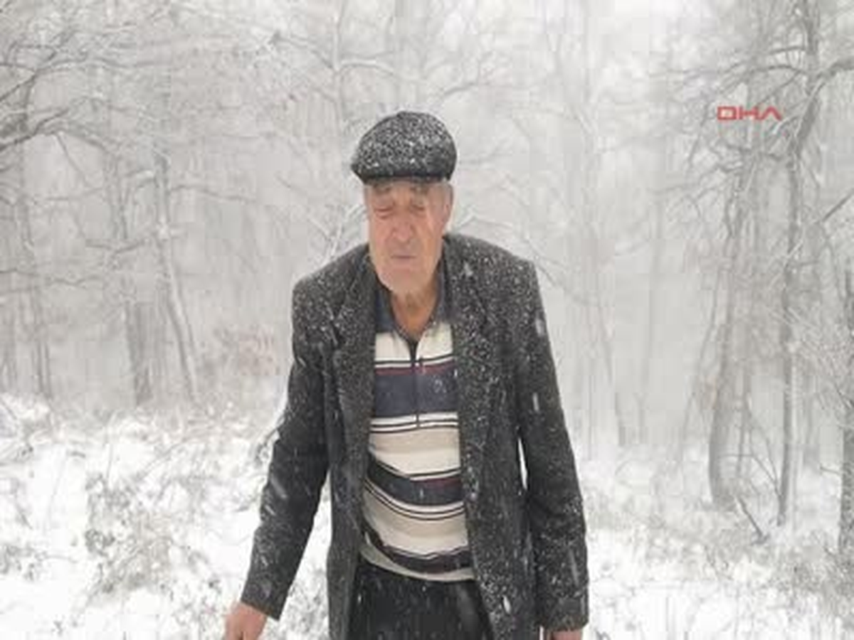 Çanakkale Lapseki \' de Yılın İlk Karı Yağdı