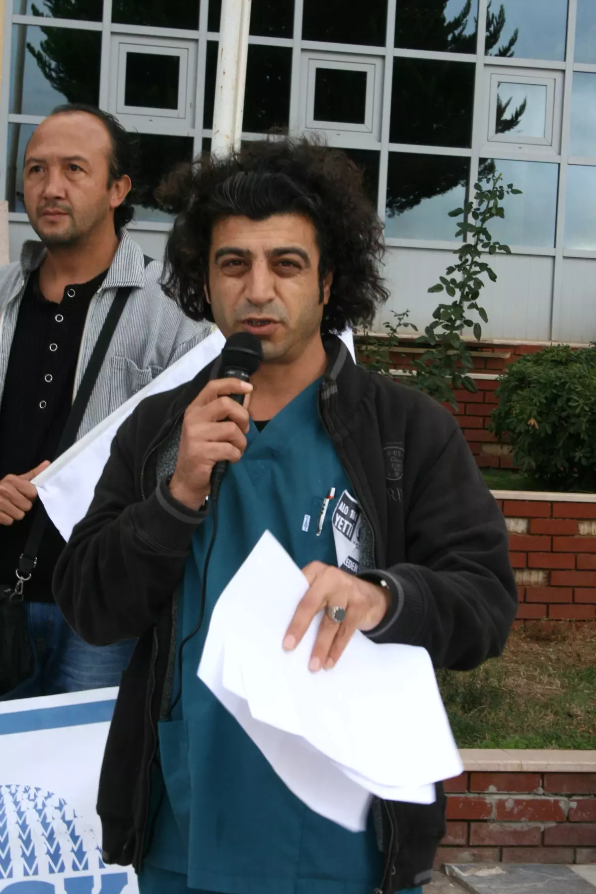 Didim'de Sağlıkçılar Alo 184 Sabim' E Tepki Gösterdi