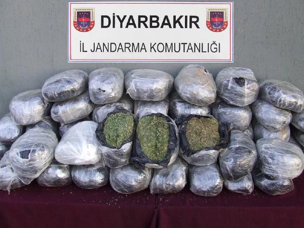 Diyarbakır\'da 172,5 Kilo Esrar Ele Geçirildi